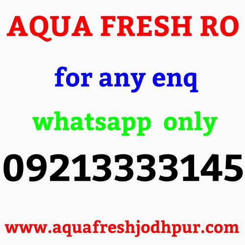 Aqua Fresh Water Purifier Service In Jodhpur