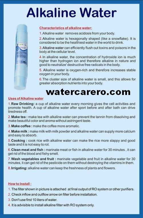 Alkaline Water Filter Exporter Manufacturer Suppliers India