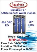 Aquafresh Water Ro Water Purifier System 600 GPD In Jodhpur